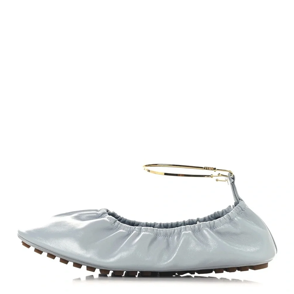 Fendi Vitello Filo Ballerina Flats